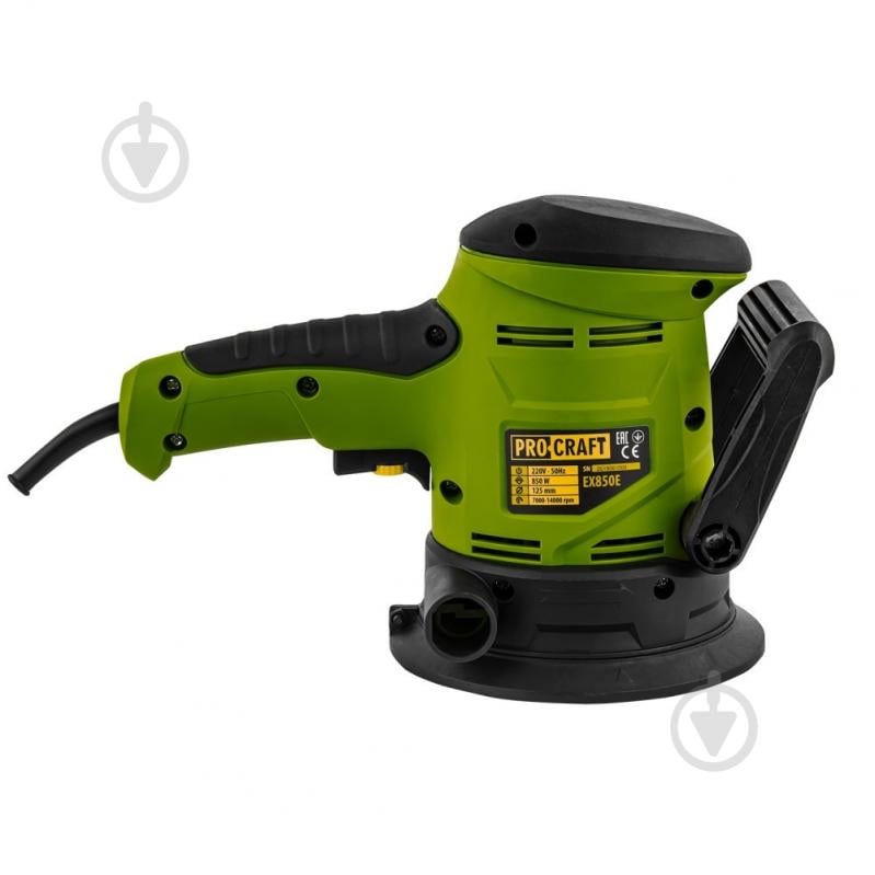 Эксцентриковая шлифмашина ProCraft EX-850E 000850 - фото 3 Эксцентриковая шлифмашина ProCraft EX-850E 000850 - фото 3