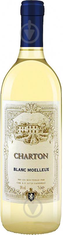 Вино Charton Blanc Moelleux біле напівсолодке (3500610033421) 0,75 л - фото 1