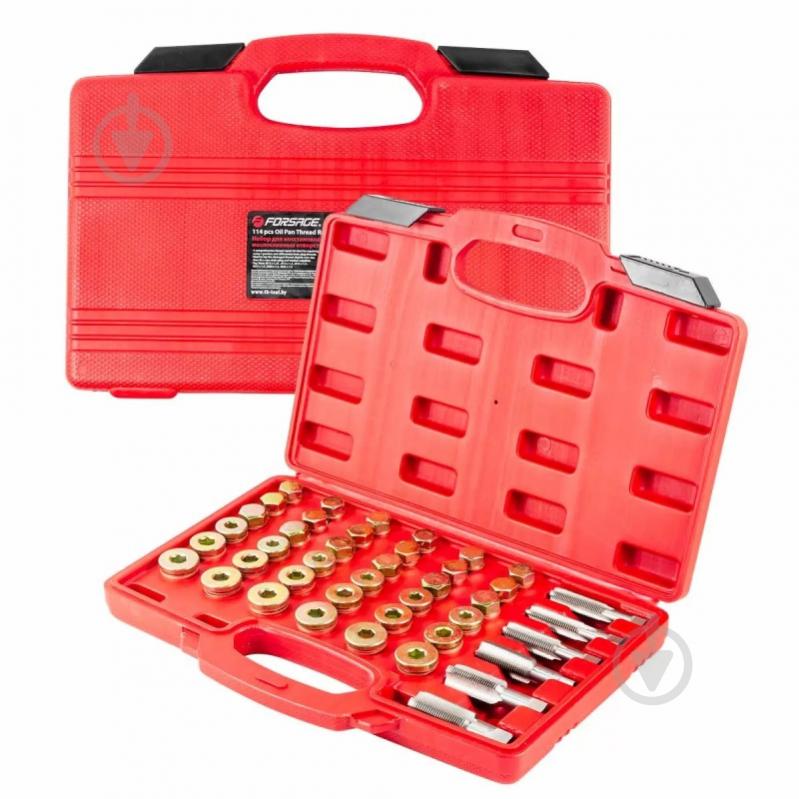 Набор футорок Forsage для восстановления резьбы маслосливных отверстий - фото 2 Набор футорок Forsage для восстановления резьбы маслосливных отверстий - фото 2