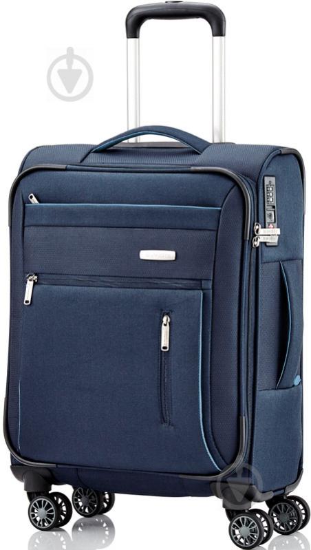 Чемодан Travelite Capri Navy 38 л синий 089847 20 - фото 1