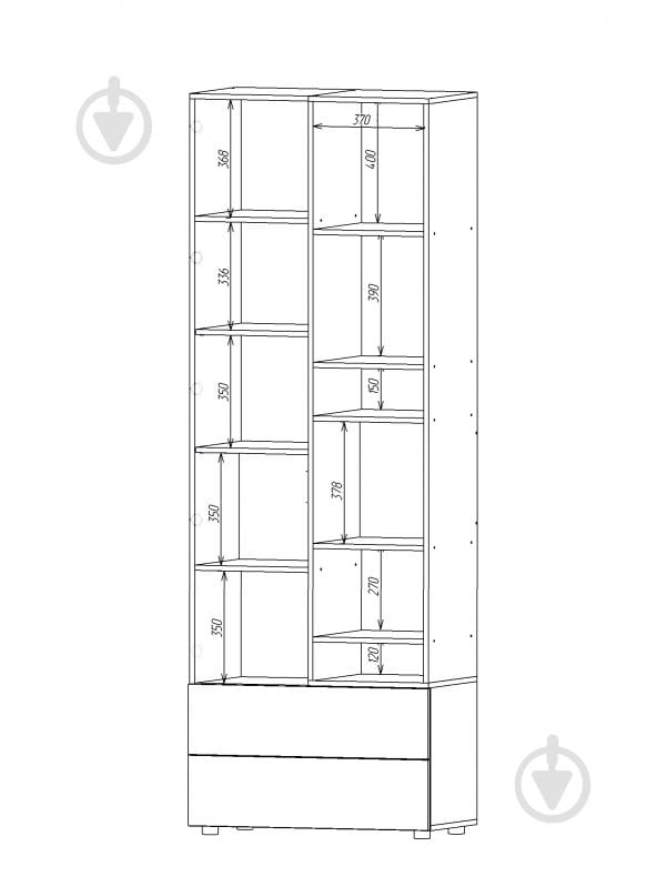 Шкаф Metkas Home A001R 1д2ш ЛДСП 2300х800х420 мм кашемир / дуб артизан / кашемир - фото 5 Шкаф Metkas Home A001R 1д2ш ЛДСП 2300х800х420 мм кашемир / дуб артизан / кашемир - фото 5
