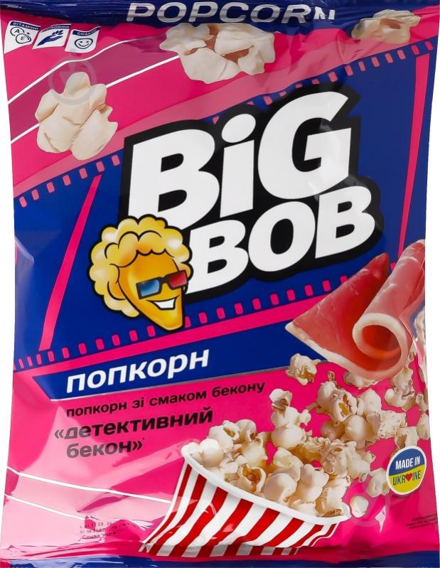 Попкорн Big Bob зі смаком бекону "Детективний бекон" 80г - фото 1