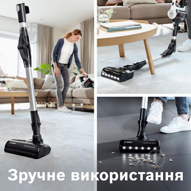 Пылесос аккумуляторный Bosch Unlimited 7 BBS711W white - фото 7