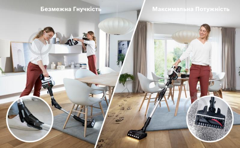 Пылесос аккумуляторный Bosch Unlimited 7 BBS711W white - фото 2