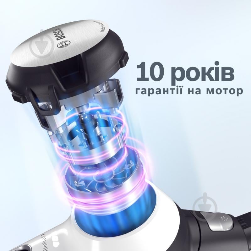 Пылесос аккумуляторный Bosch Unlimited 7 BBS711W white - фото 14