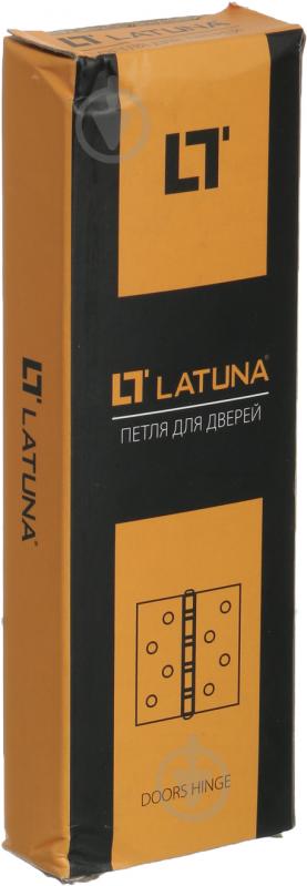 Петля Latuna для дверей 100x80x3 мм золотой универсальная 2 шт. - фото 2