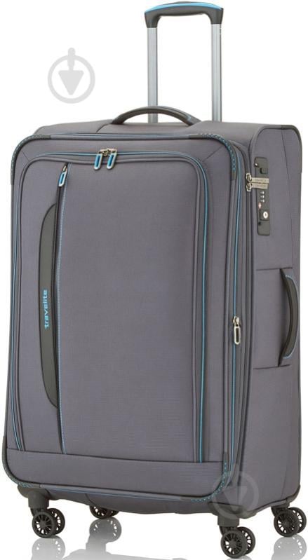 Чемодан Travelite Crosslite 102 л серый 089549 04 - фото 1