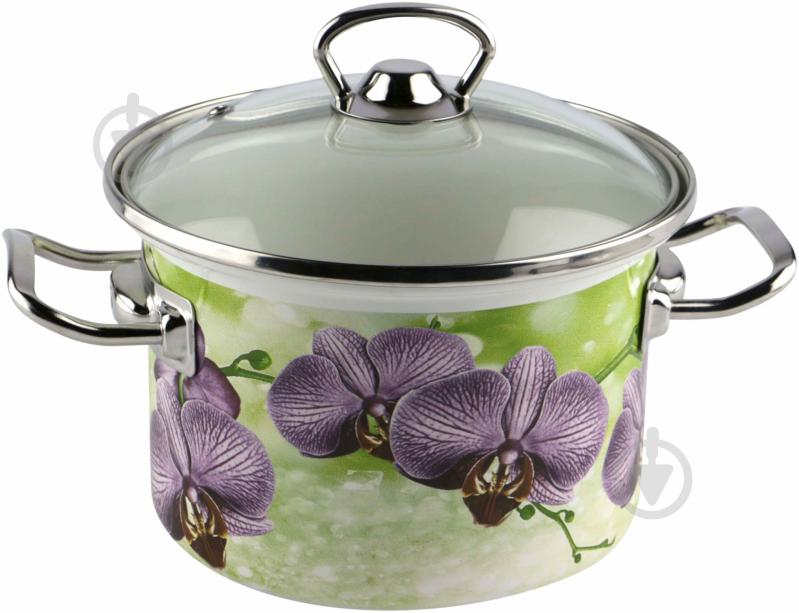 Кастрюля Idilia Орхидея 2 л - фото 1 Кастрюля Idilia Орхидея 2 л - фото 1