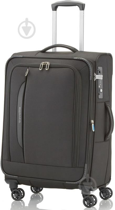 Чемодан Travelite Crosslite 69 л черный 089548 01 - фото 1 Чемодан Travelite Crosslite 69 л черный 089548 01 - фото 1
