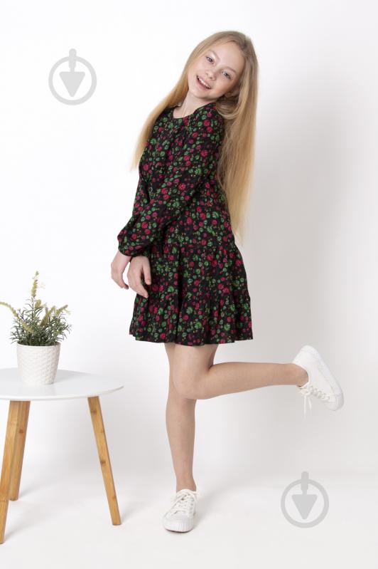 Платье Mevis р.128 черный - фото 1