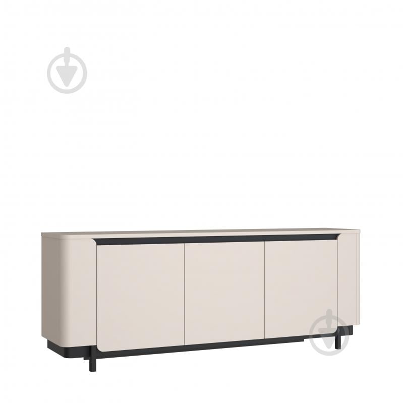 Комод Forte Meble Vodol 3d 2049x779x448 мм чорний/бежевий - фото 1 Комод Forte Meble Vodol 3d 2049x779x448 мм чорний/бежевий - фото 1