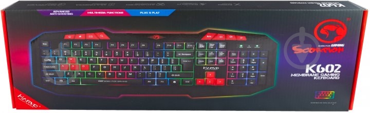 Клавиатура Marvo black (K602) - фото 5 Клавиатура Marvo black (K602) - фото 5