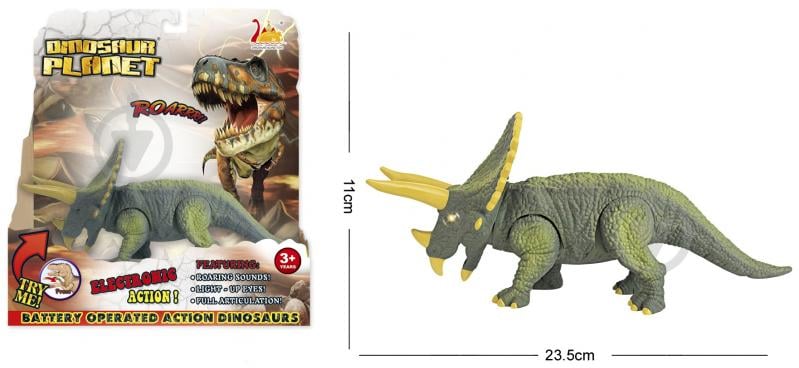 Динозавр DINOSAURS'ISLAND TOYS Трицератопс RS6174 - фото 1