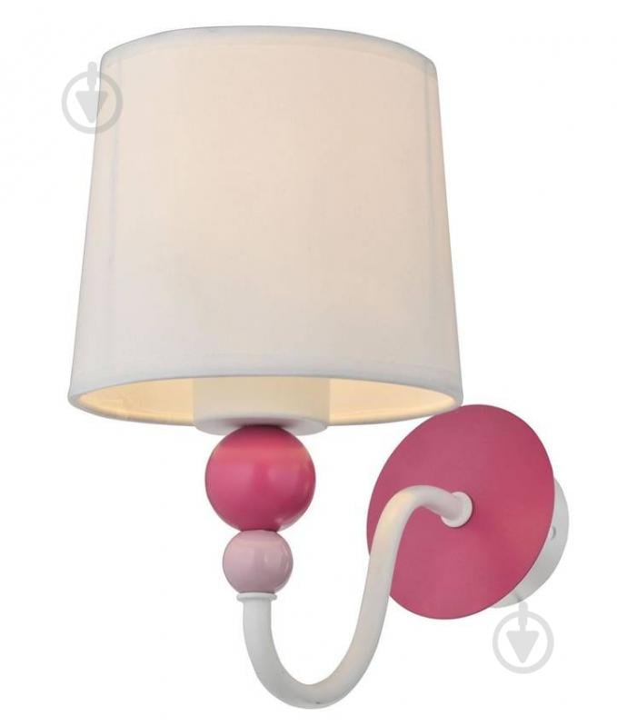 Бра Candellux BEBE 1x60 Вт E27 білий/рожевий 21-39163 - фото 1