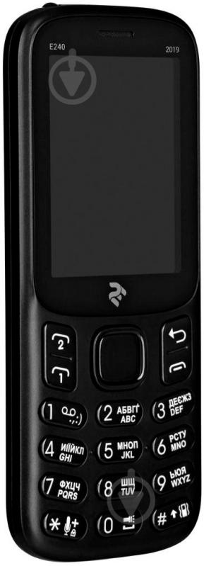 Мобільний телефон 2E E240 2019 Dual SIM black 680576169990 - фото 4