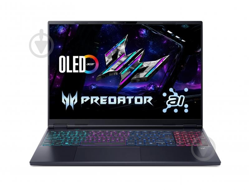 Ноутбук Acer Predator Helios Neo 16S AI PHN16S-71 16" (NH.QZEEU.006) abyssal black - фото 1 Ноутбук Acer Predator Helios Neo 16S AI PHN16S-71 16" (NH.QZEEU.006) abyssal black - фото 1