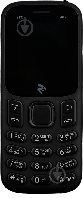 Мобільний телефон 2E E180 2019 Dual Sim black 680576170033 - фото 1