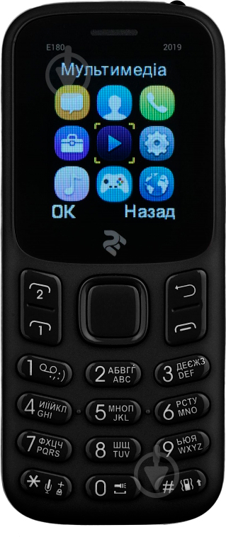 Мобильный телефон 2E E180 2019 Dual Sim black 680576170033 - фото 4