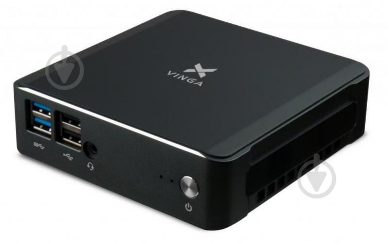 Компьютер Vinga Mini PC V600 (V6008565U.8256) black - фото 1