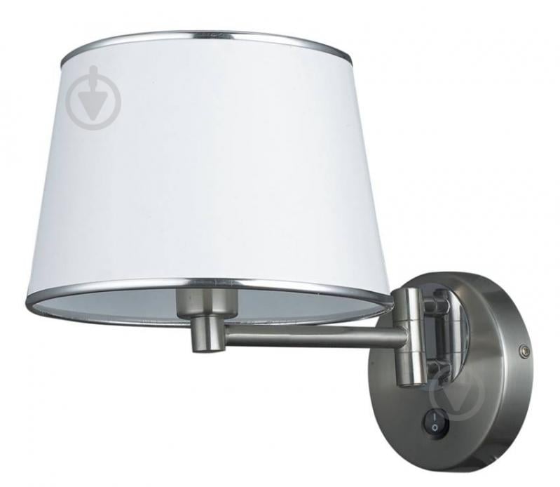 Бра Candellux IBIS 1x40 Вт E14 білий/сірий 21-00883 - фото 1