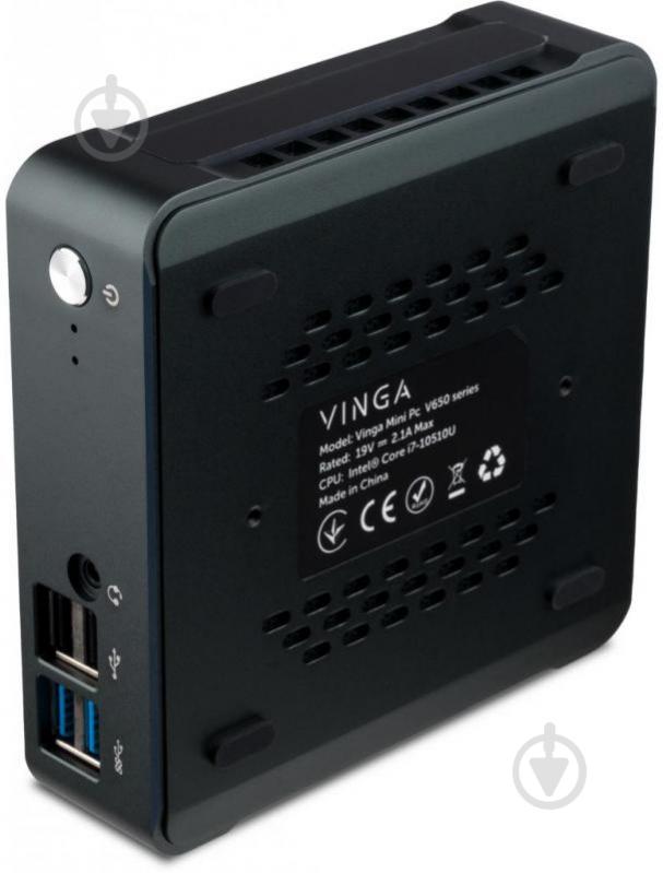 Неттоп Vinga Mini PC V650 (V65010510U.16256) black - фото 2