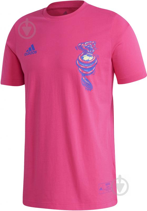 Футболка Adidas Predator Number GE4650 р.S розовый - фото 1