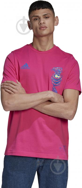 Футболка Adidas Predator Number GE4650 р.S розовый - фото 10