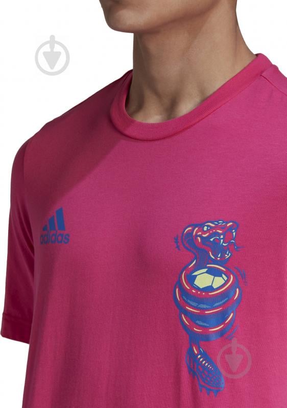 Футболка Adidas Predator Number GE4650 р.S розовый - фото 5