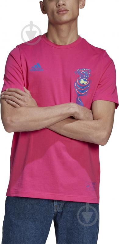 Футболка Adidas Predator Number GE4650 р.XL розовый - фото 8