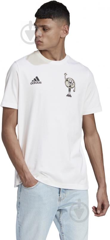 Футболка Adidas Lil Stripe Nmbr GE4687 р.XL білий - фото 10