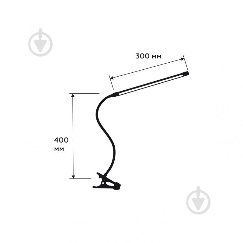 Настольная лампа Eurolamp 5 Вт без цоколя черный LED-TLP-5W(black) - фото 3