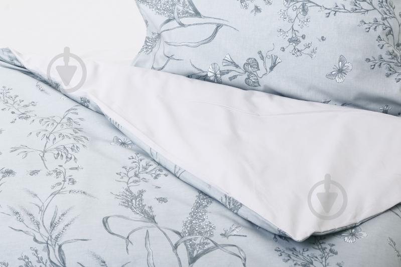 Пододеяльник Meadow 200x220 см голубой Luna - фото 1