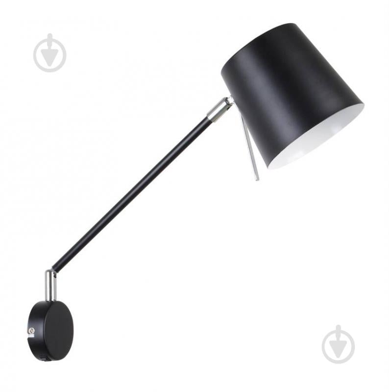 Бра Candellux KILLY 1x40 Вт Е27 черный/хром 21-73914 - фото 1 Бра Candellux KILLY 1x40 Вт Е27 черный/хром 21-73914 - фото 1