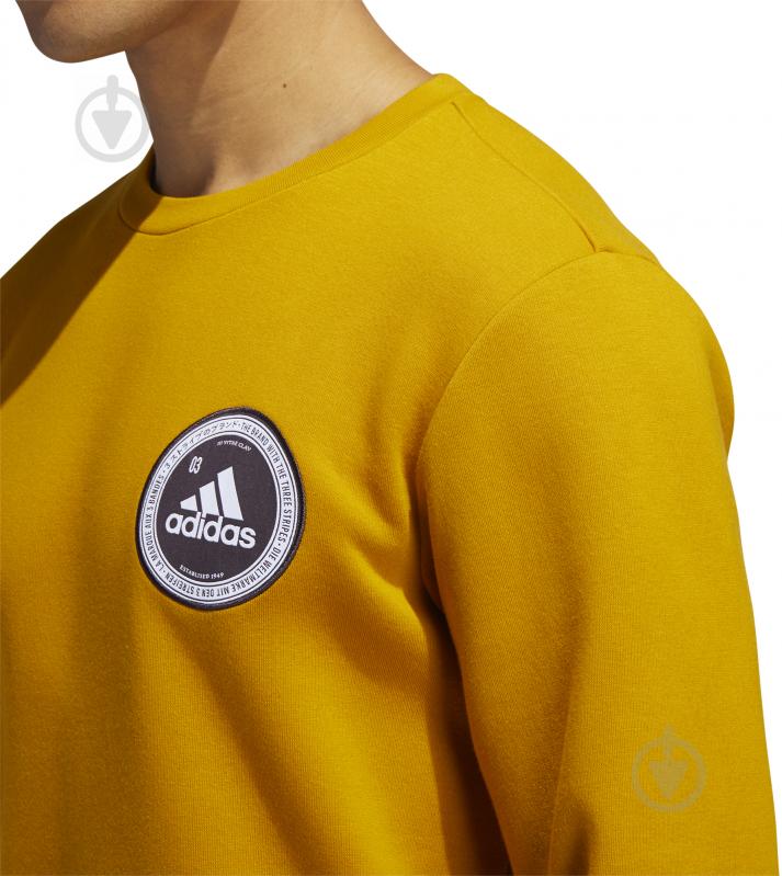 Свитшот Adidas COLLEGIATE CREW GE5524 р. S желтый - фото 7