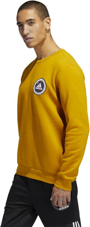 Свитшот Adidas COLLEGIATE CREW GE5524 р. S желтый - фото 9