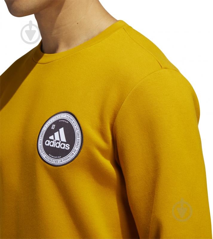 Світшот Adidas COLLEGIATE CREW GE5524 р. L жовтий - фото 7