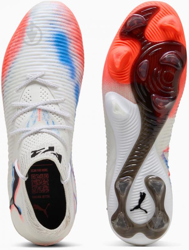 Бутсы Puma FUTURE 8 ULTIMATE FG 10858101 р.46 белый - фото 6