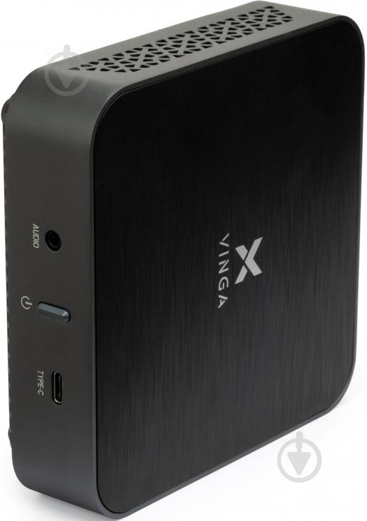 Комп'ютер Vinga Mini PC V600 (V600AM300U.16512) black/silver - фото 4