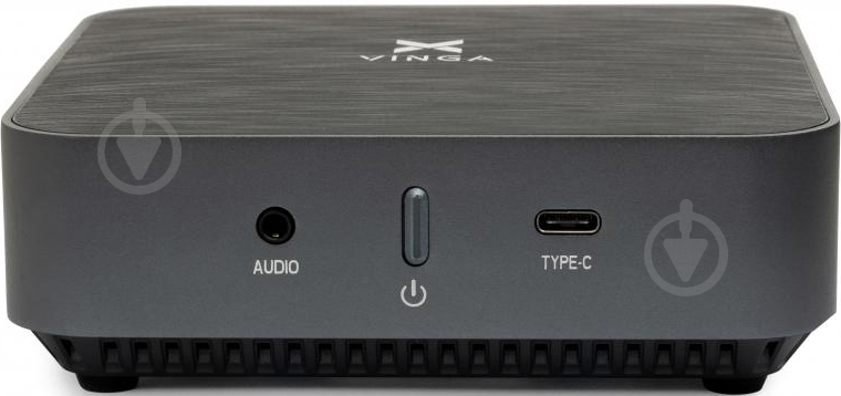 Комп'ютер Vinga Mini PC V600 (V600AM300U.16512) black/silver - фото 2