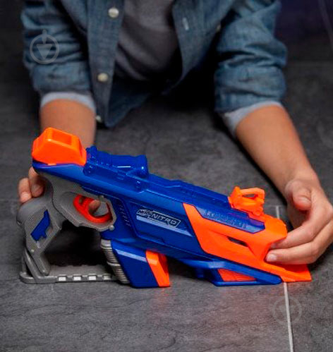 Бластер Hasbro Nerf Nitro Longshot Smash - фото 6