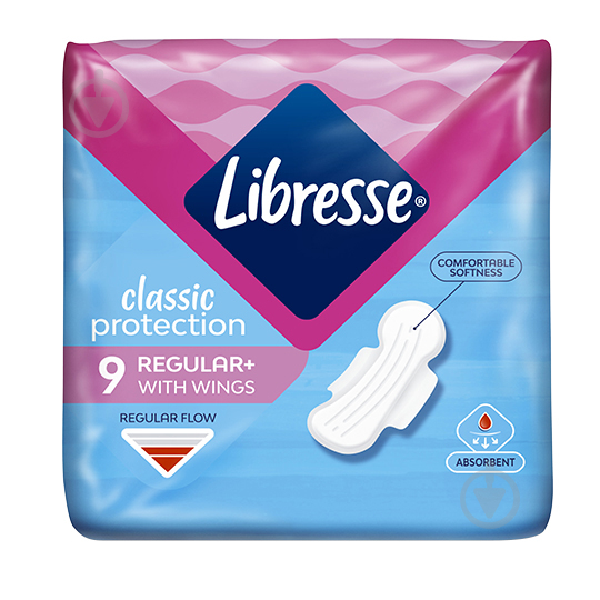 Прокладки гігієнічні Libresse Classic Protection Regular 9 шт. - фото 