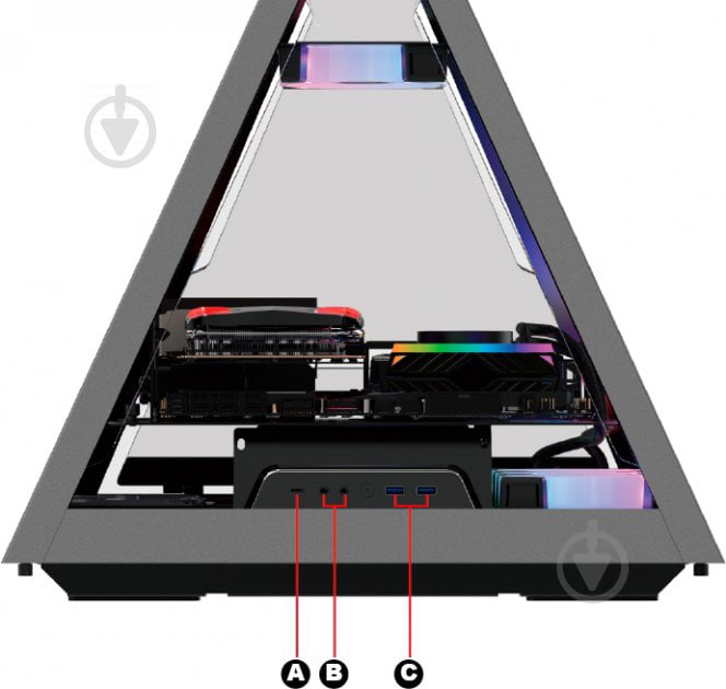 Корпус AZZA PYRAMID 804 (CSAZ-804X) - фото 12