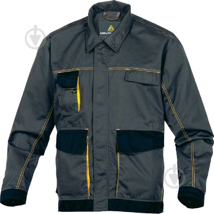 ᐉ Куртка рабочая  Plus D-Mach р. XL DMVESGJXG серый с желтым .