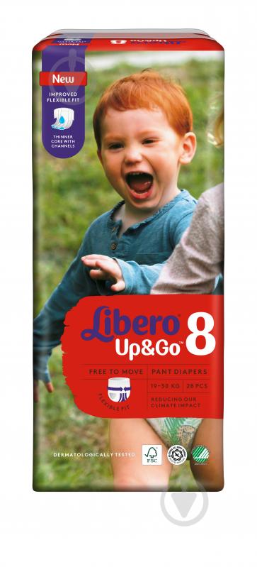 Підгузки-трусики Libero Up&Go 8 19-30 кг 28 шт. - фото 2