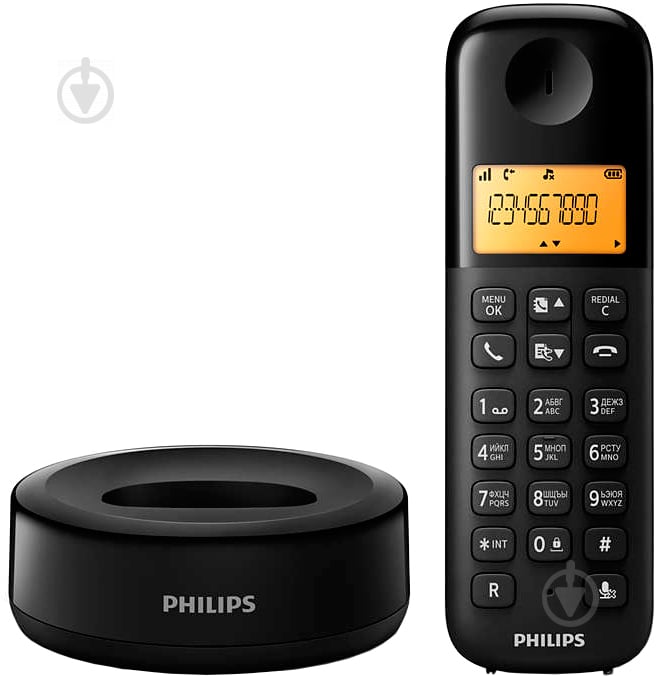 Телефон Philips D1301B/51 - фото 3