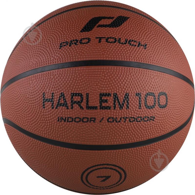 Баскетбольный мяч Pro Touch Harlem 100 310329-901118 р. 7 коричневый - фото 1