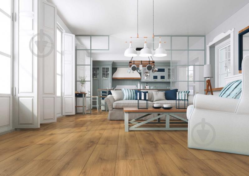 Ламинат King Floor Premium Line V4 KF225 дуб кембридж 32/АС4 8 мм (D4918) - фото 5