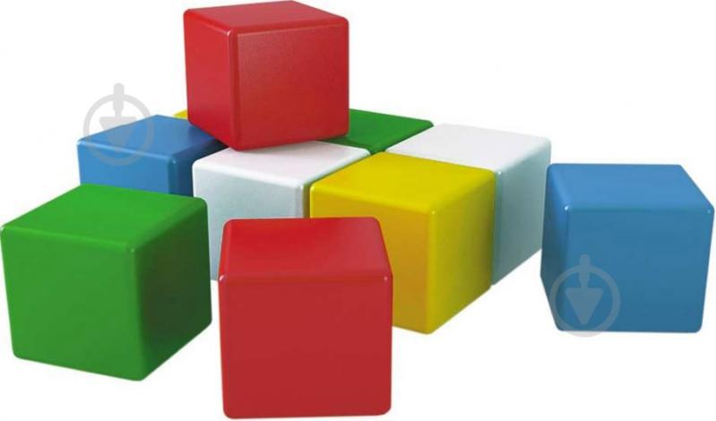 Кубики Радуга 1 10 элементов 1684 - фото 1
