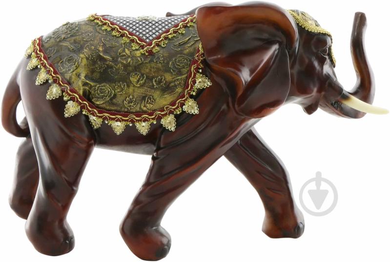 Фігурка слон індійський A0528M 37х25 см золотий - фото 2 Фігурка слон індійський A0528M 37х25 см золотий - фото 2