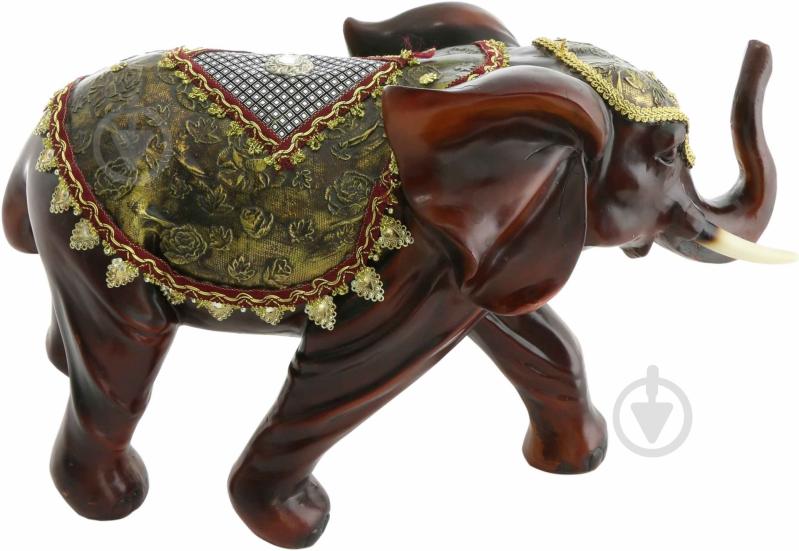 Фігурка слон індійський A0528M 37х25 см золотий - фото 3 Фігурка слон індійський A0528M 37х25 см золотий - фото 3